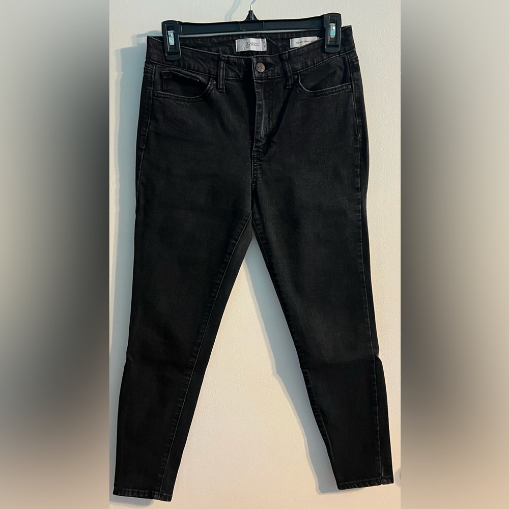 Jessica Simpson Black High Rise Skinny Ankle Jeans